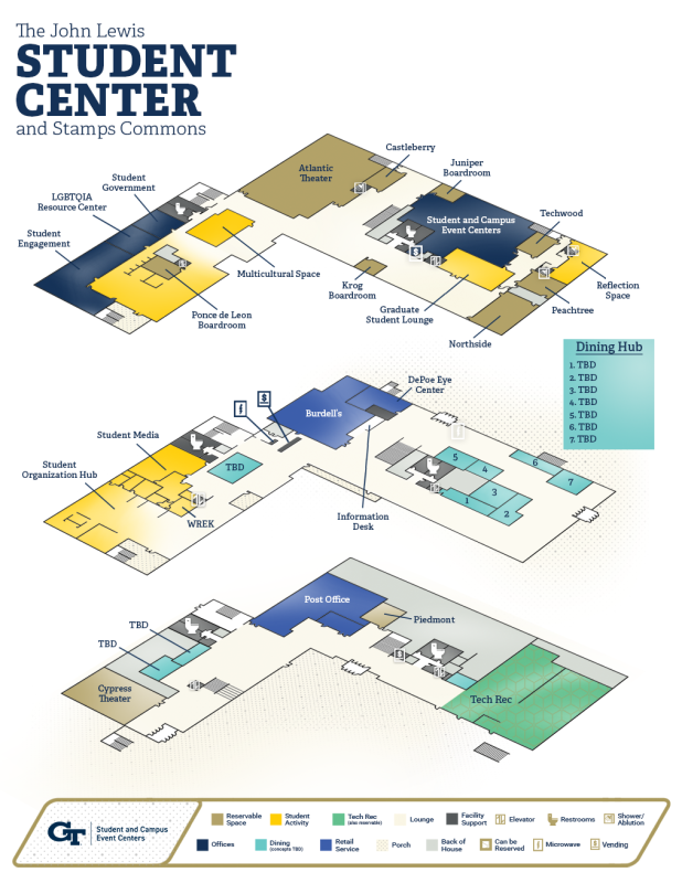 Student Center Floor Plans