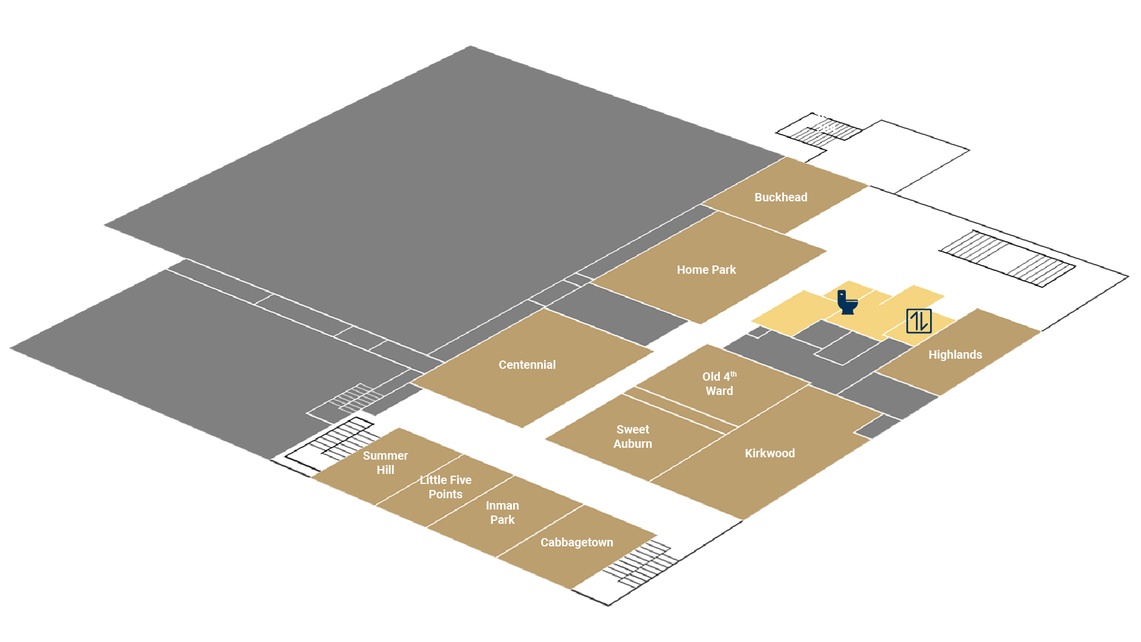 Exhibition Hall First Floor Map